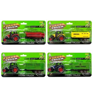 Tractor Farm traktors ar piekabi