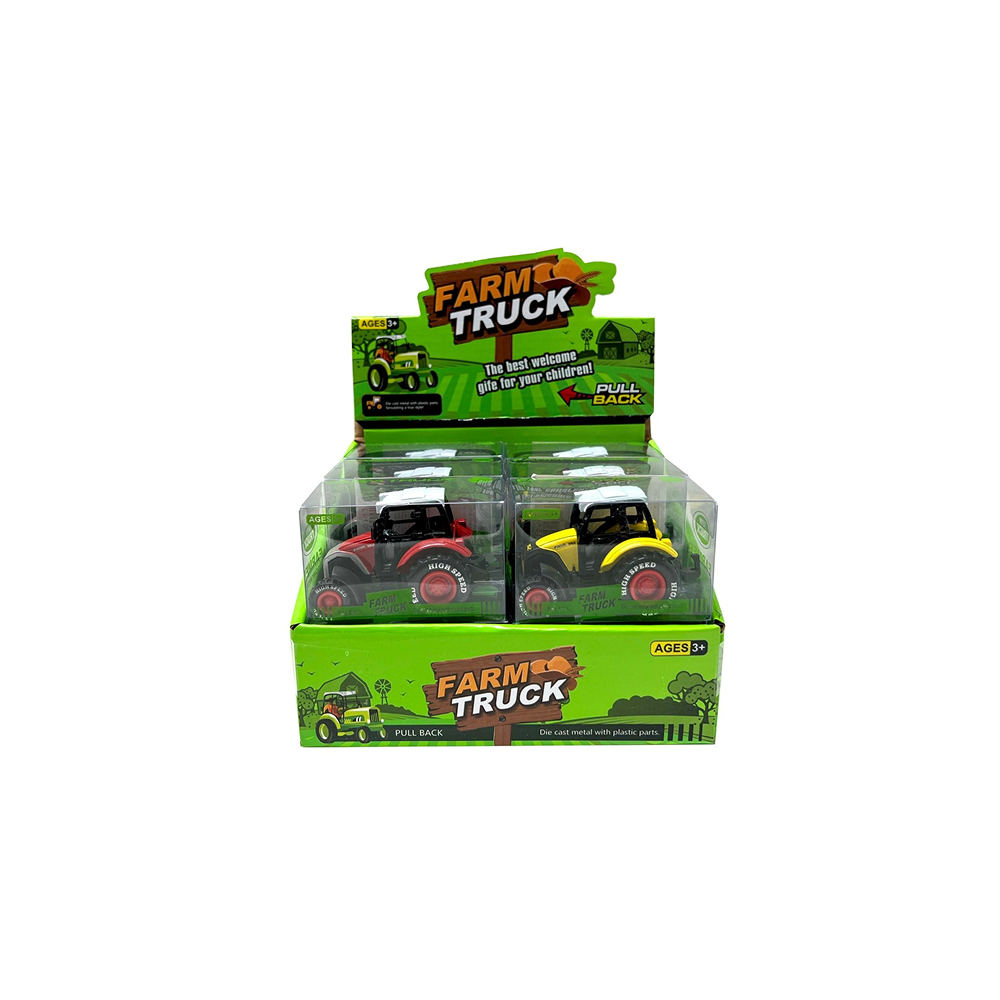 Farm traktora modelis ar gaismu un skaņu