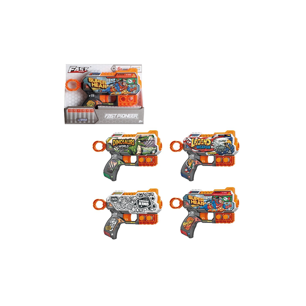Soft Bullet spēļu pistole +6 mīkstās lodes