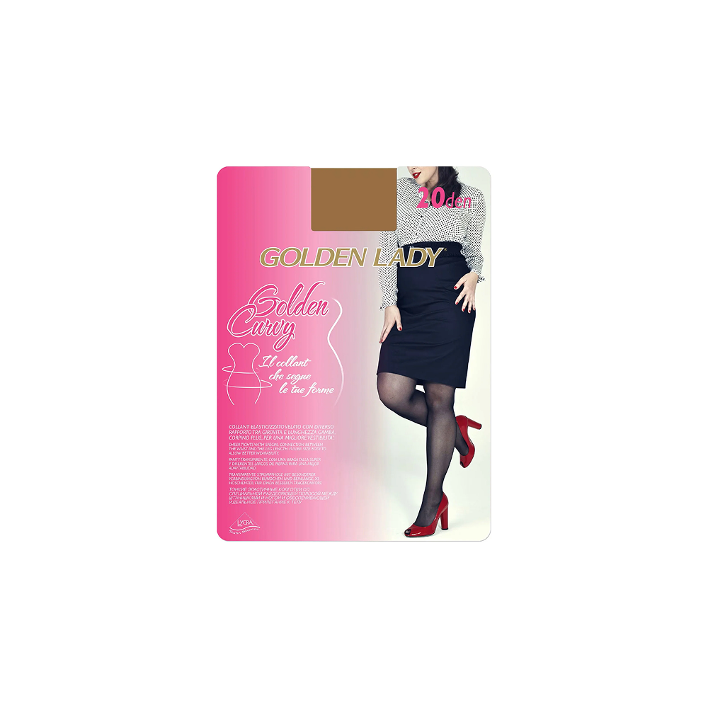 Curvy 20den CASTORO zeķubikses GOLDEN LADY
