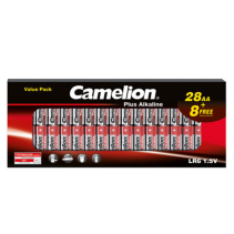 Camelion AA B28+8 baterijas ilgstošai enerģijai