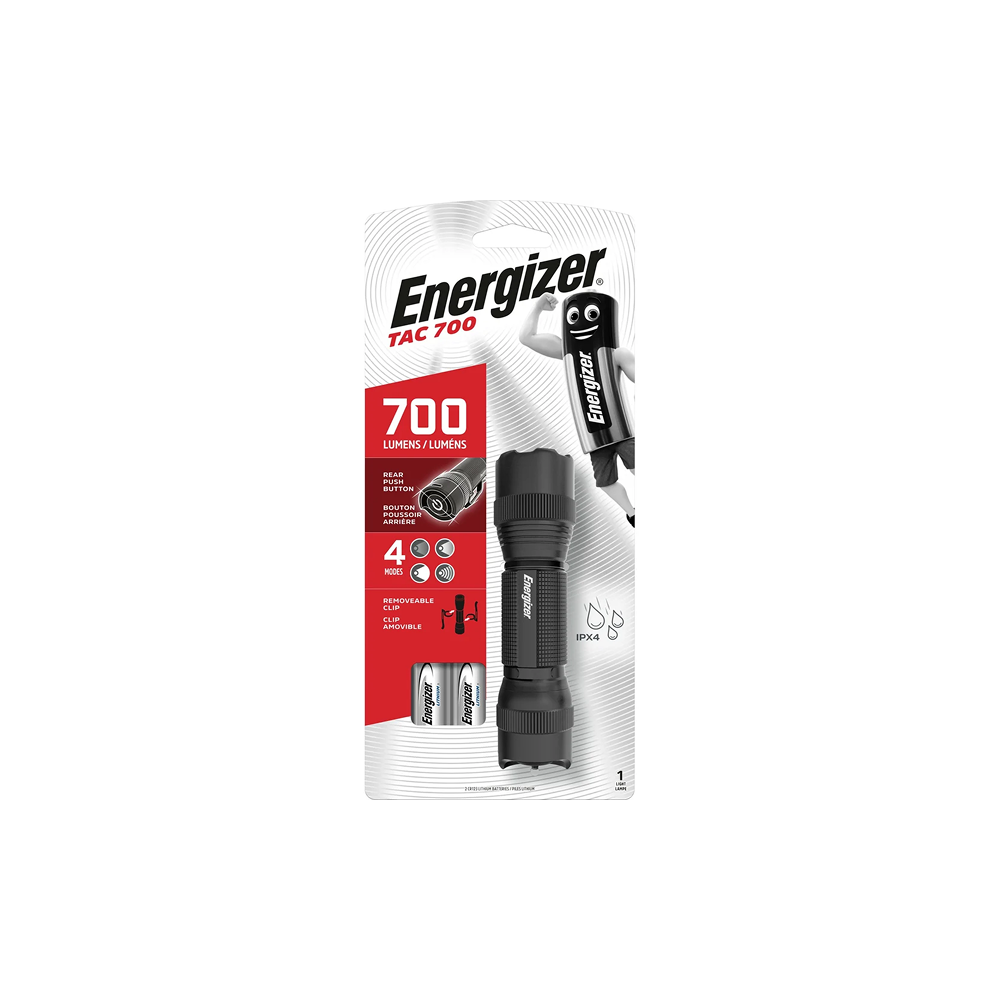 Energizer Tactical LED Flashlight 700lm metal torch