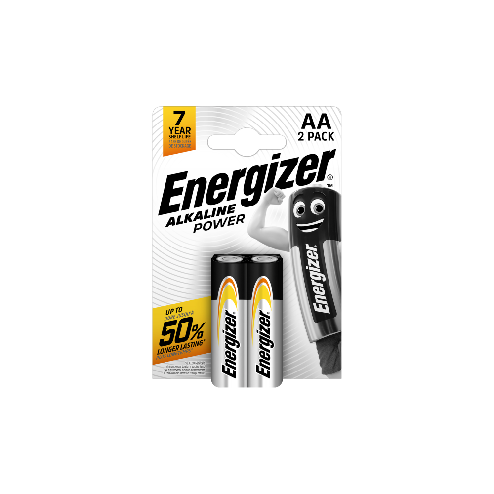 ENERGIZER Alkaline Power AA baterijas ikdienas ierīcēm