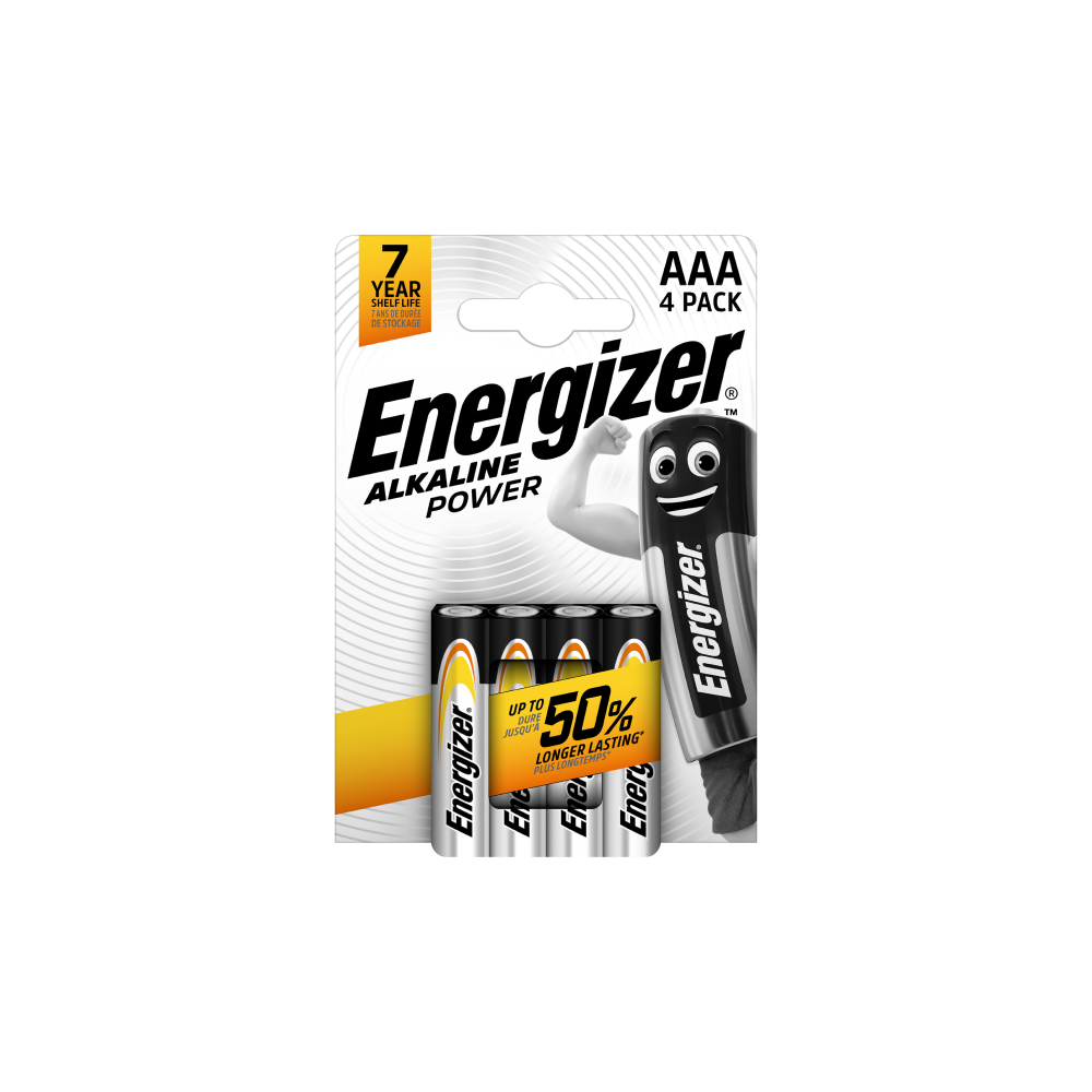 ENERGIZER Alkaline Power AAA baterijas ikdienas ierīcēm