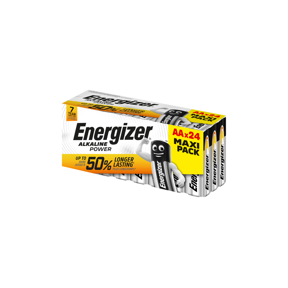 ENERGIZER Alkaline Power AA baterijas ikdienas ierīcēm