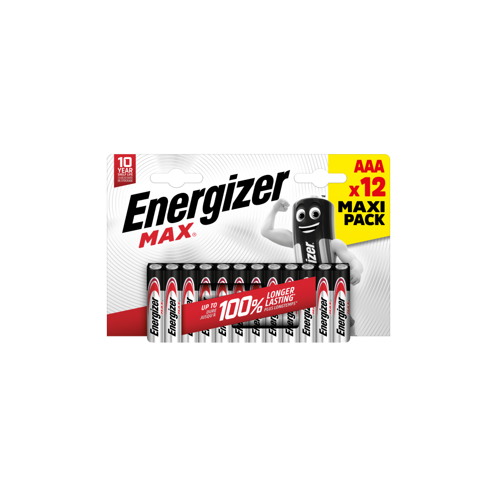 ENERGIZER MAX AAA B12 1.5V ilgstoša jauda ierīcēm