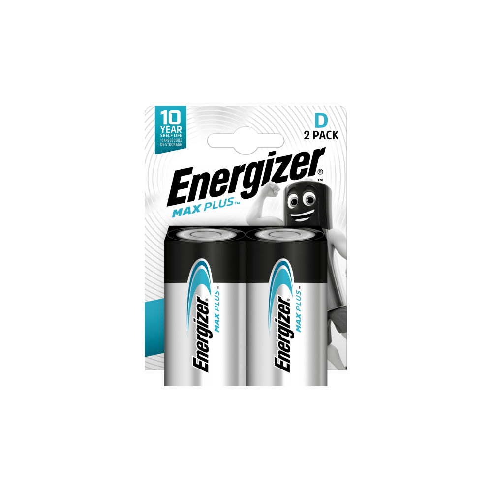 ENERGIZER MAX PLUS D B2 1.5V Ilgstoša jauda ierīcēm