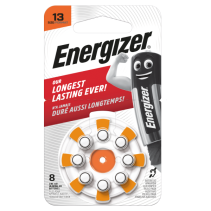 ENERGIZER 13 B8 Zinc Air dzirdes baterijas ilgmūžība