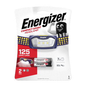 ENERGIZER Compact Sport 125lm galvas lukturis pārgājieniem