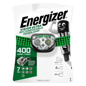 ENERGIZER VISION ULTRA 400lm lukturis ar USB uzlādi