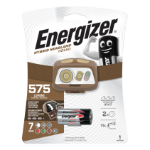 ENERGIZER HYBRID LED galvas lukturis 575lm ar baterijām