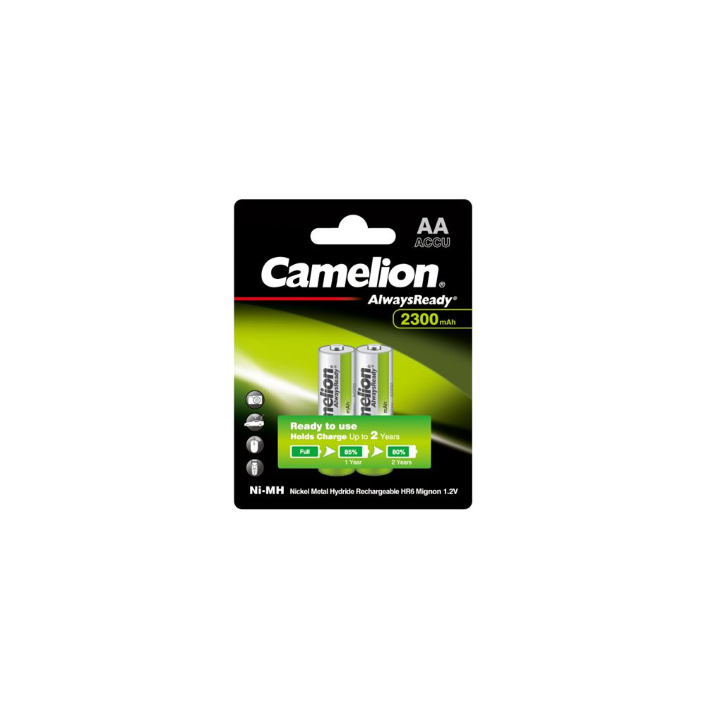 Camelion AA B2 2300 mAh akumulators ar zemu pašizlādi