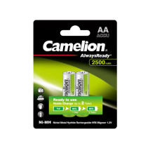 Camelion AA B2 2500 mAh akumulators AlwaysReady: gatavs lietošanai