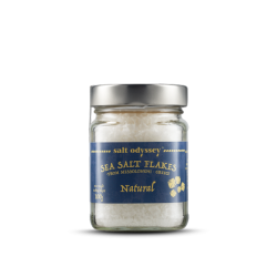 Jūras sāls pārslas Natural 100g burciņā SALT ODYSSEY