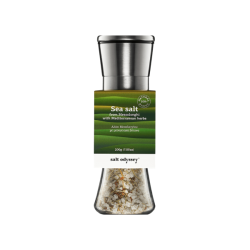 Jūras sāls ar Vidusjūras garšaugiem 190g SALT ODYSSEY