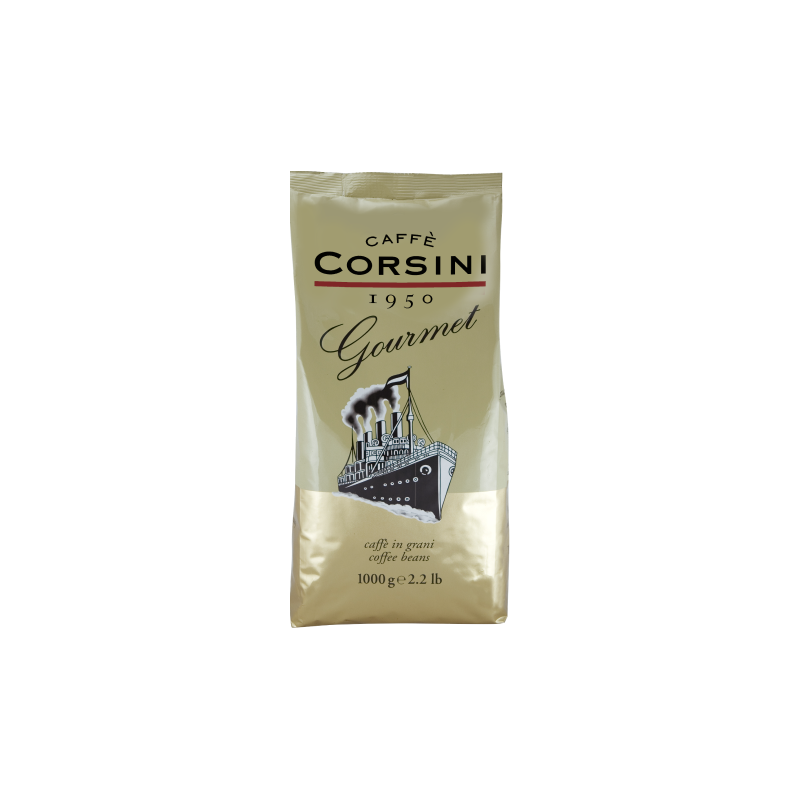 Kafijas pupiņas Gourmet 1kg CAFFE CORSINI ar intensīvu aromātu