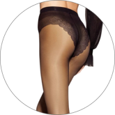 Embroidered tights