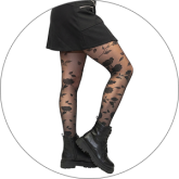 Tights with Pattern | Women's Patterned Tights | bmsbaltic.com